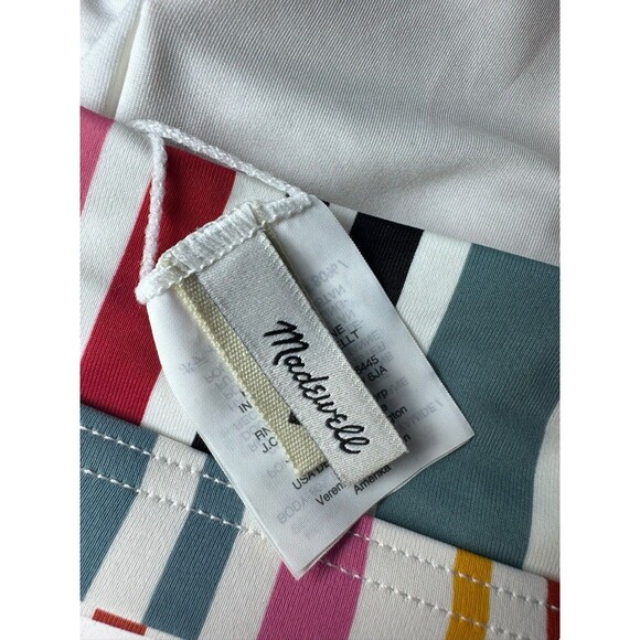 Madewell Second Wave Striped Pullover Bikini Top Size S Fast Shipping - Picture 9 of 10